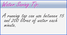 Water saving tip