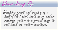 Water saving tip
